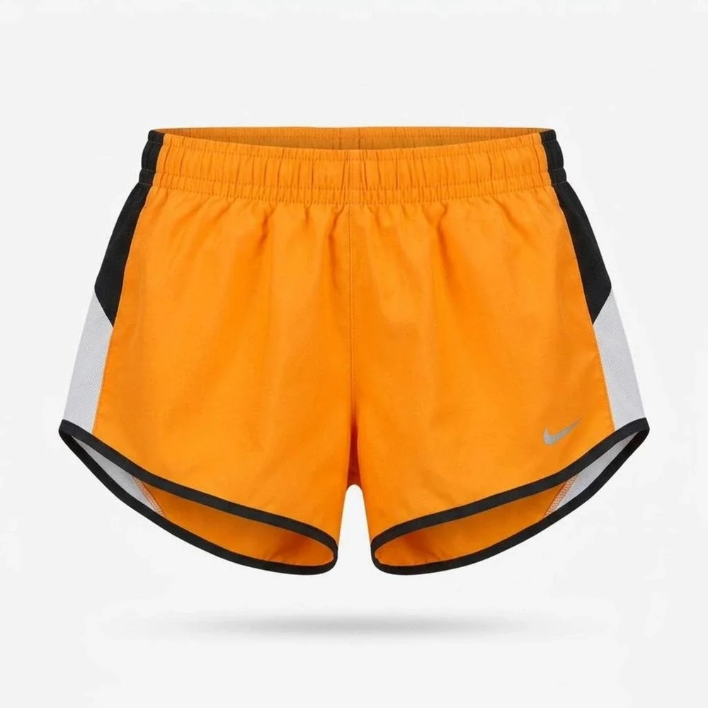 Nike orange Tempo Dri-Fit running shorts